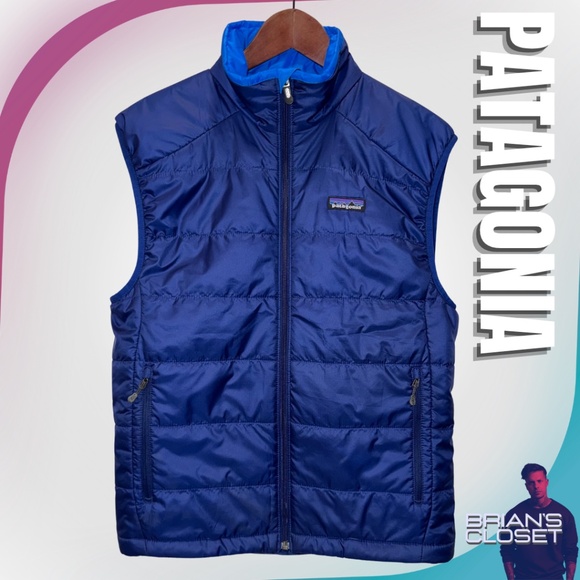 Patagonia Other - PATAGONIA Men's Micro Puff Vest in Blue - S
